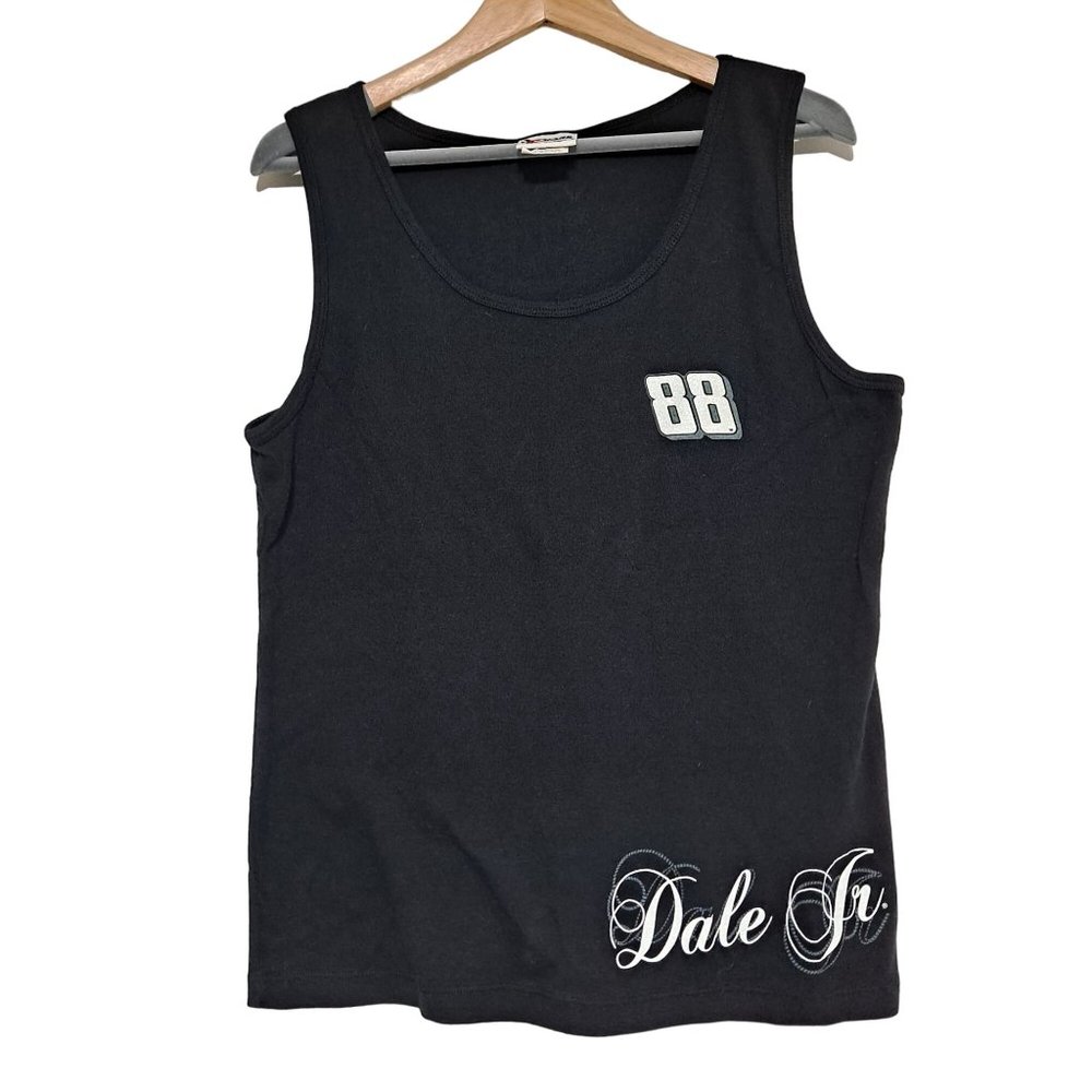 Chase Authentics Nascar Shirt Womens XL Extra Large Dale Jr Tank Top Sleeveless